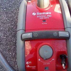 Sanita SYSTEM_PRO 1400 Watts Red Vacuum Cleaner